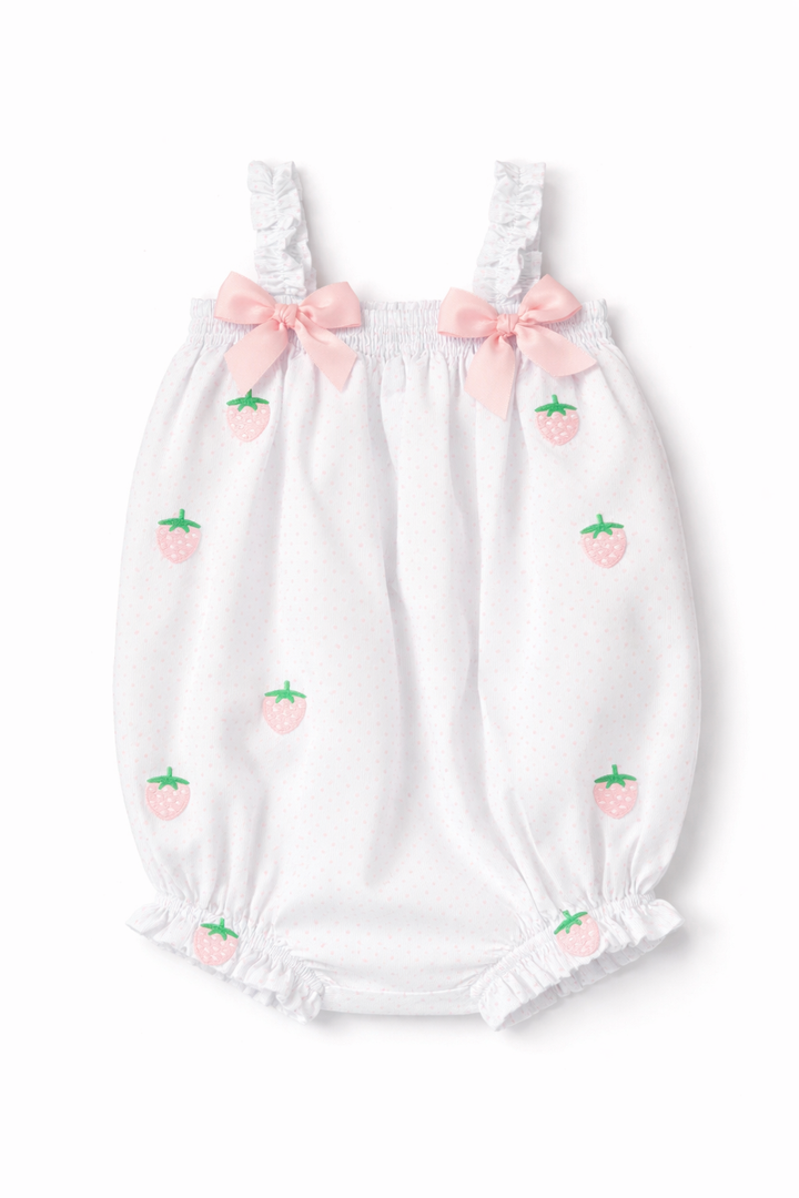 Sadie Strawberry Polka Dot Bubble
