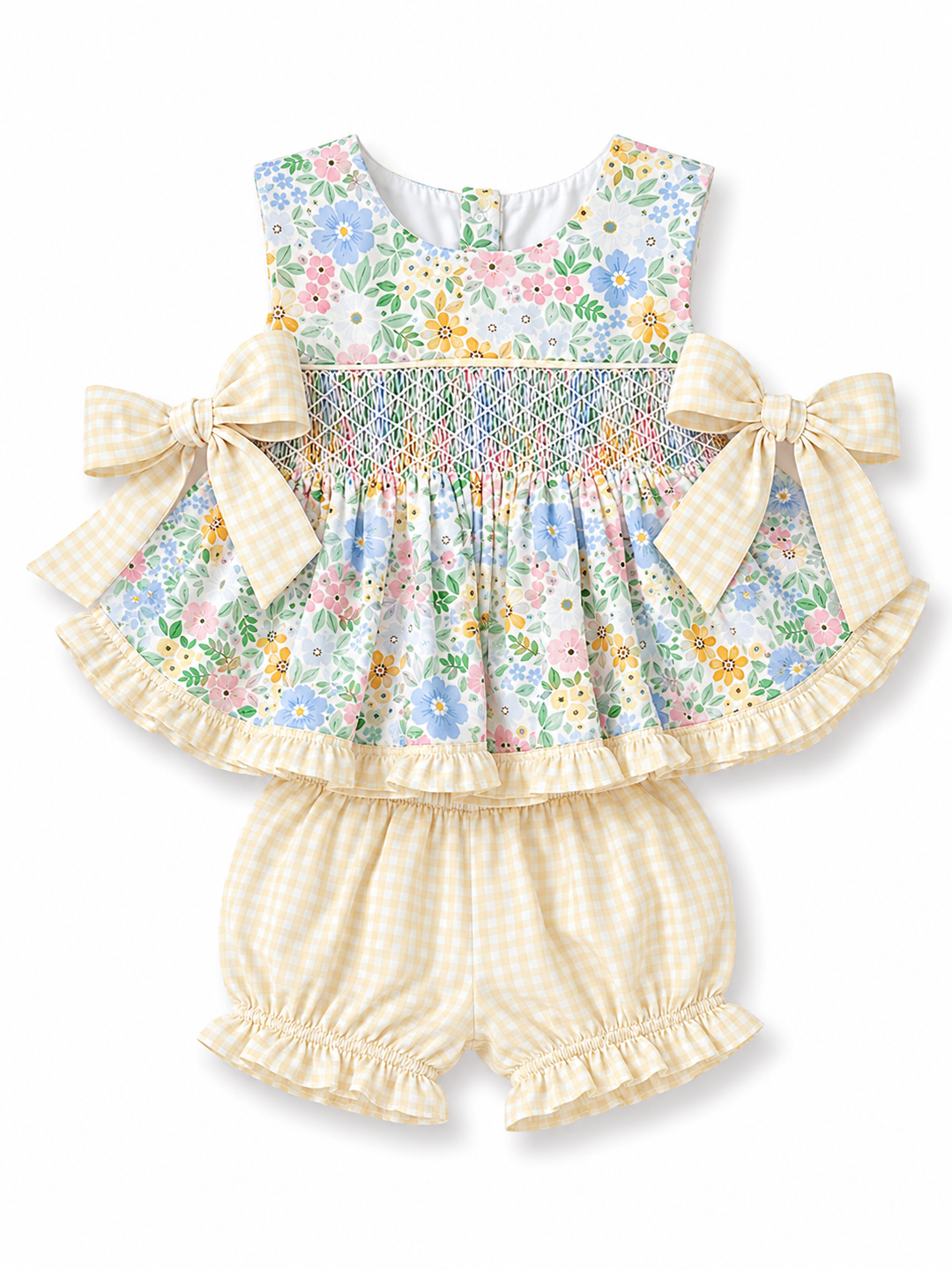 Adele Diaper Set in Yellow