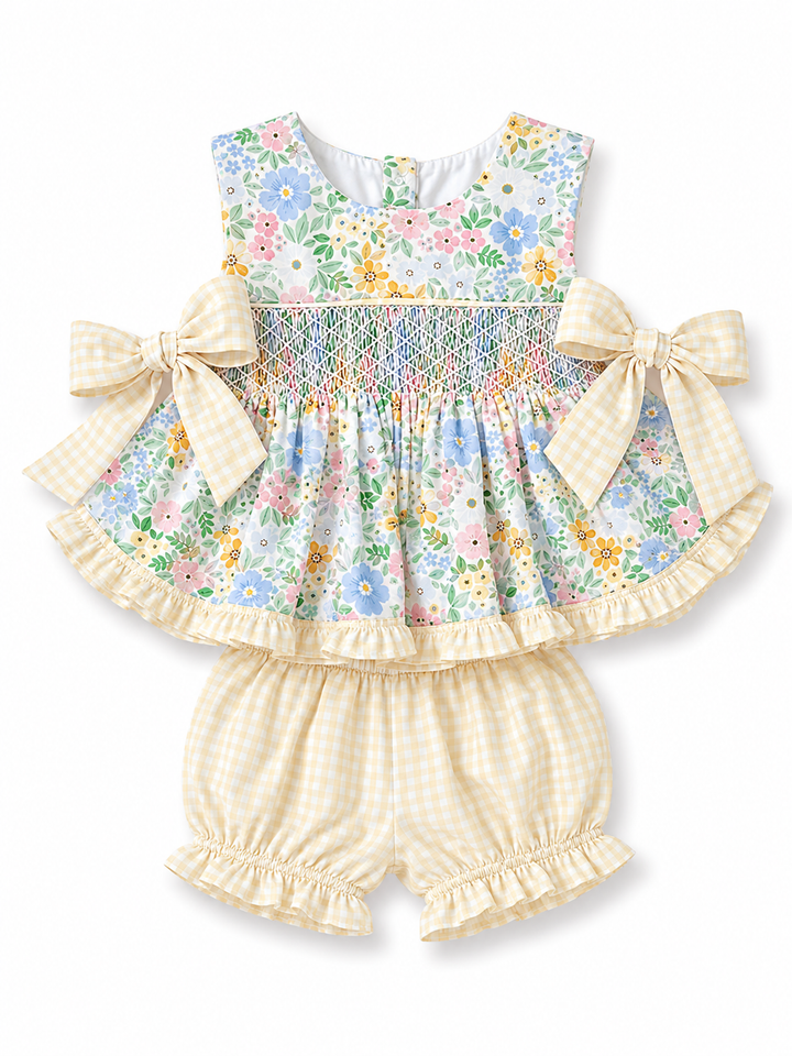 Adele Diaper Set in Yellow