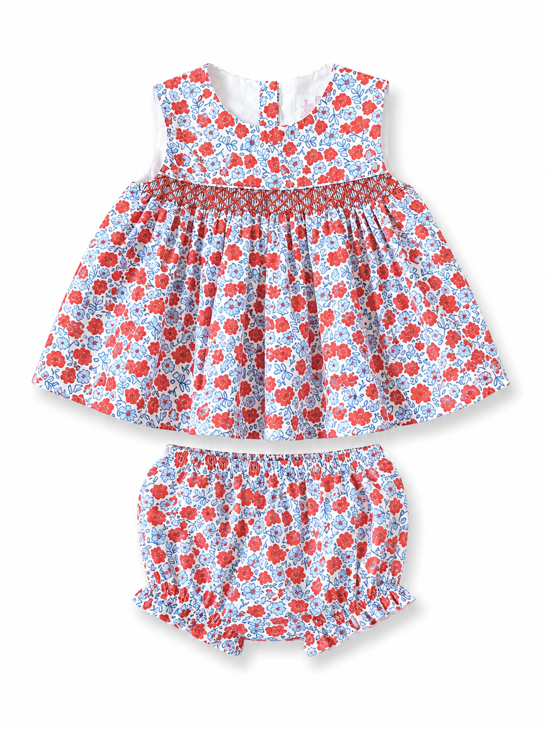 Madison Patriotic Floral Diaper Set