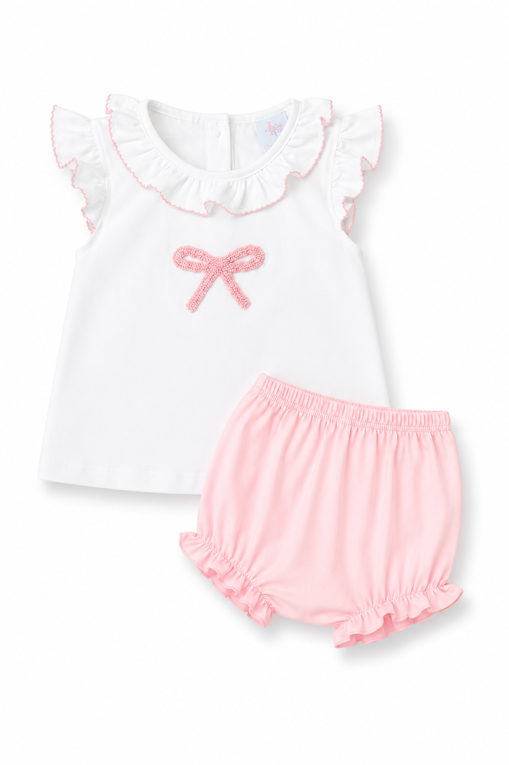 Bella Bow Diaper Set