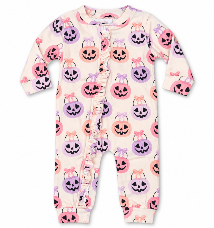 Trick or Treat Ruffle Footie