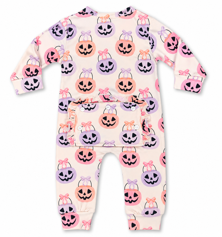 Trick or Treat Ruffle Footie