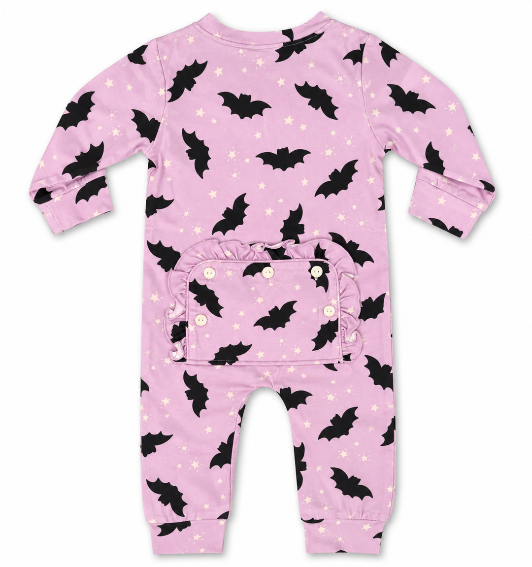 Bats Ruffle Footie