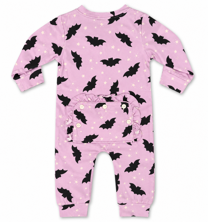 Bats Ruffle Footie