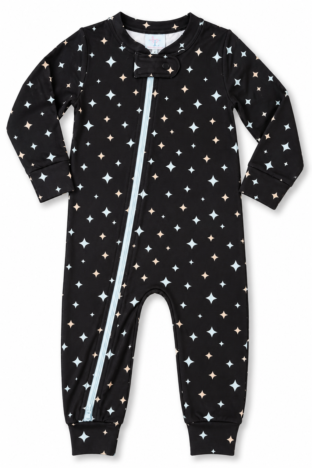 Boo! Footie in Black