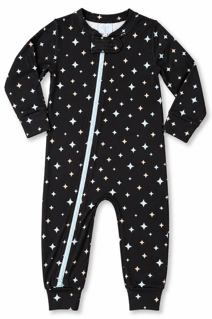 Boo! Footie in Black
