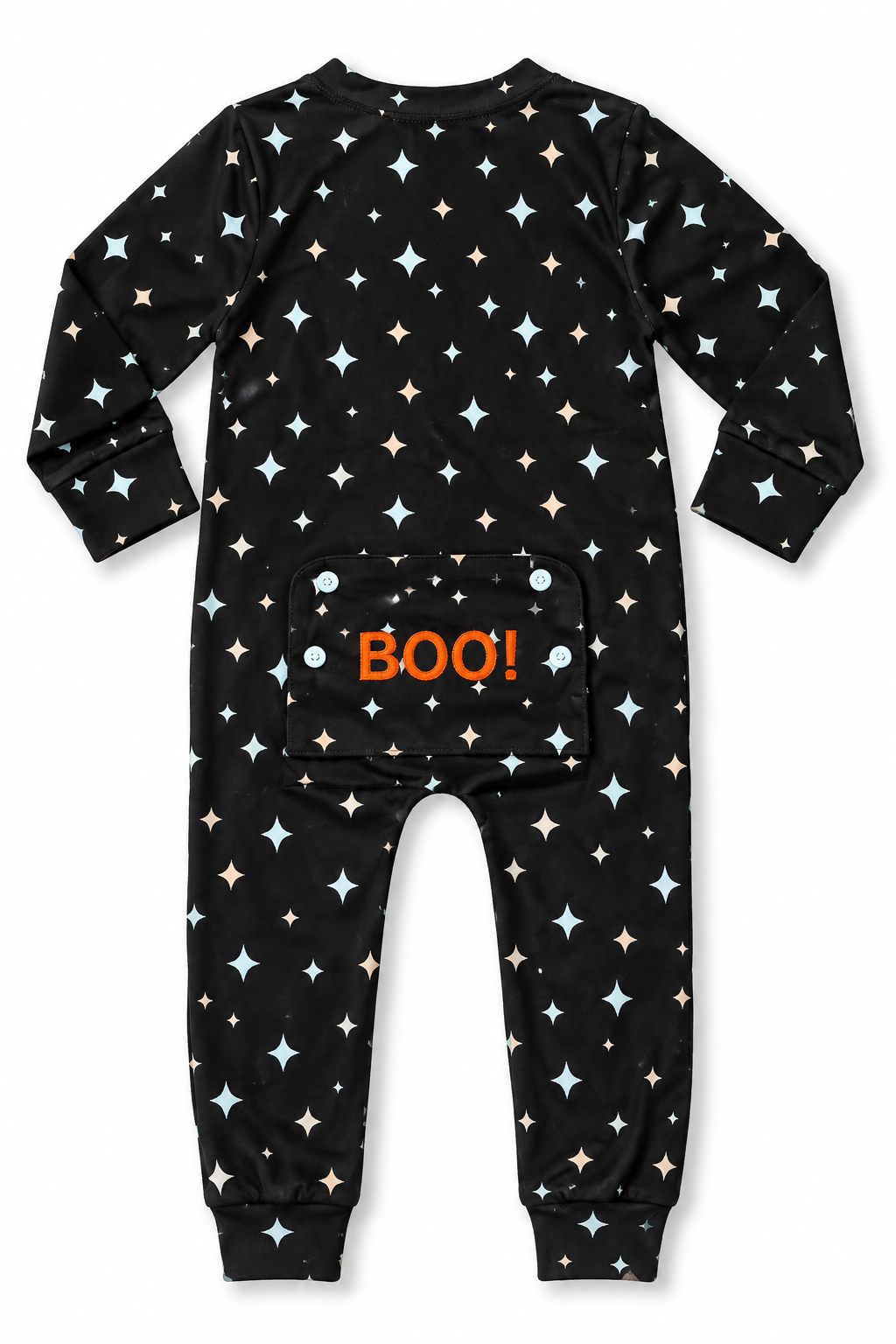 Boo! Footie in Black