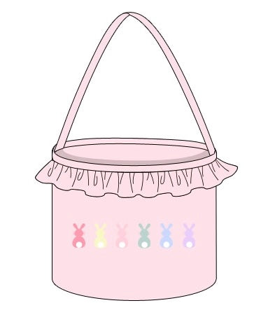 Colorful Bunny Easter Basket