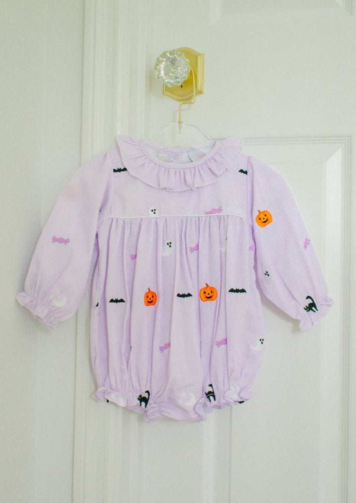 Sabrina Halloween Smocked Bubble