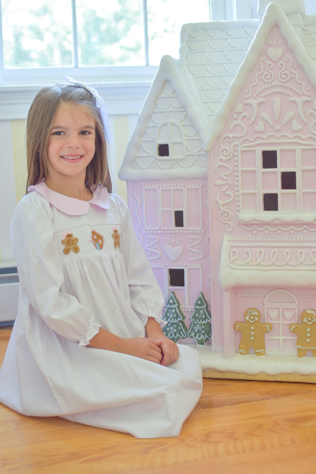 pink gingerbread dress Pink Gingerbread Christmas Dress for Girls (1-8 Years) | Festive Tutu Party Gown Holiday Outfit