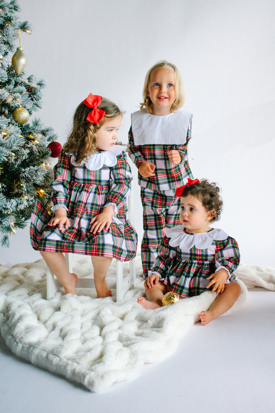 girls christmas dress smocked plaid holiday party Smocked Christmas Dress * Baby Girl Holiday Outfit * Hand-Embroidered Toddler Dress * Personalized Christmas 2025