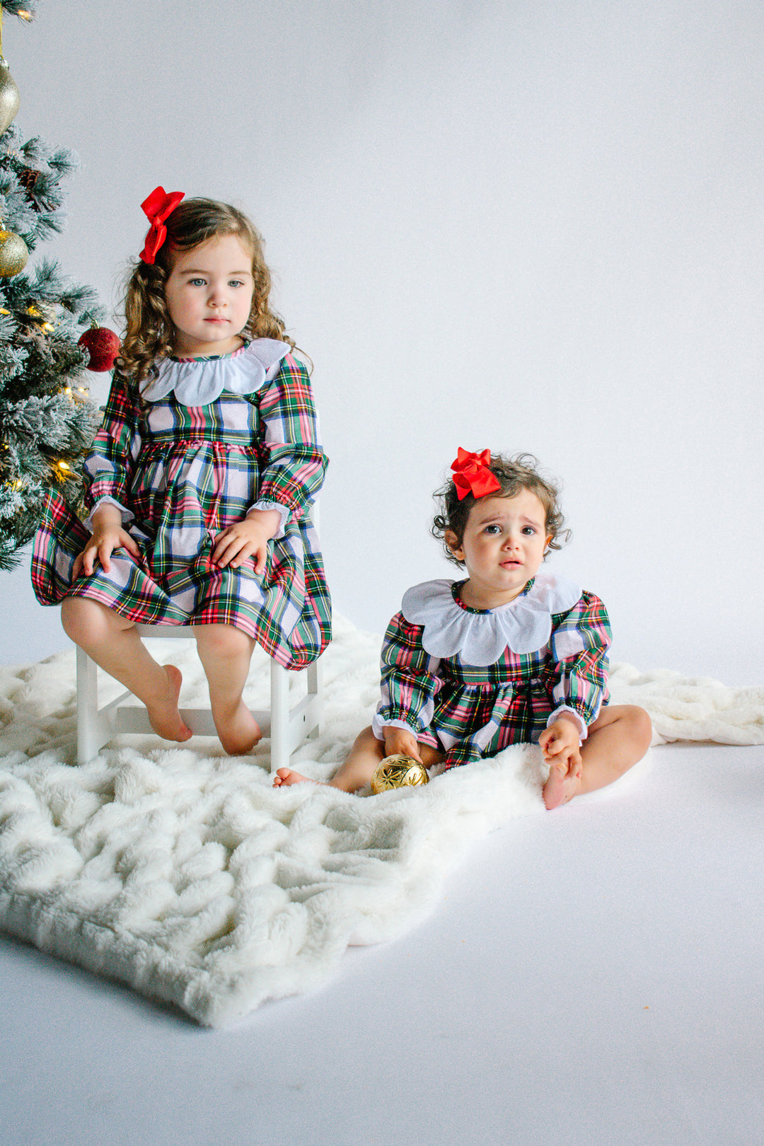Christmas Plaid Smocked Dress Lillie & Lilah Christmas Plaid Smocked Dress Lillie & Lilah