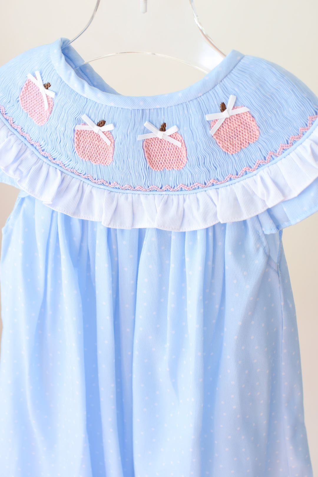 Penelope Pink Pumpkin Smocked Dress