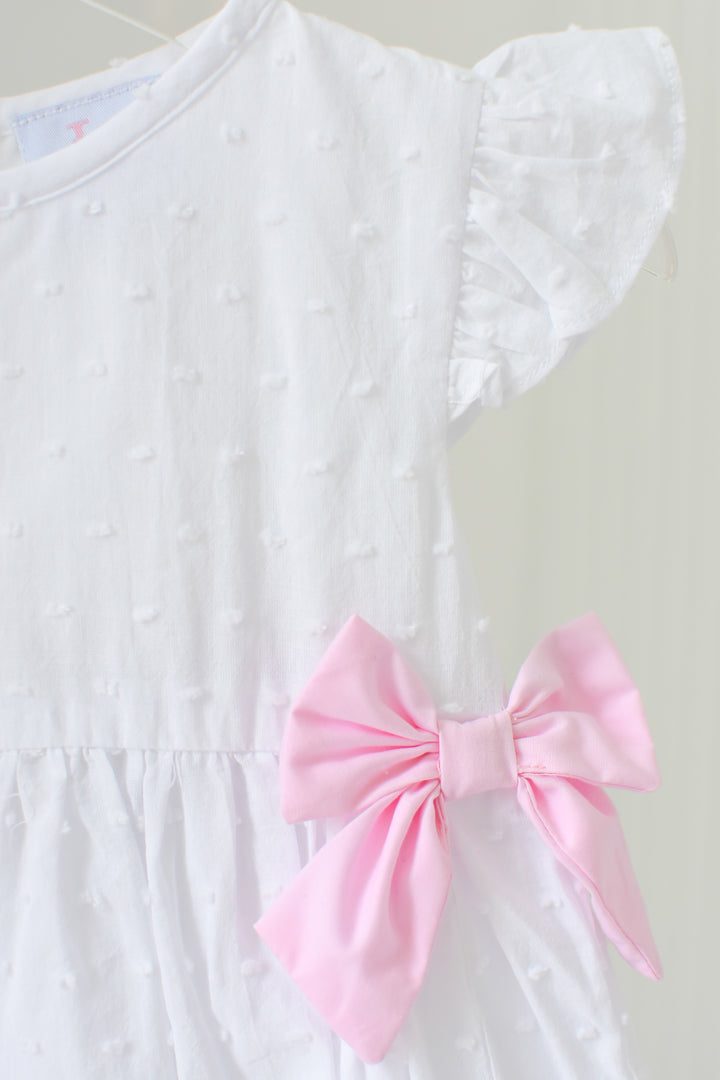 Swiss Dot Bella Bow Dress