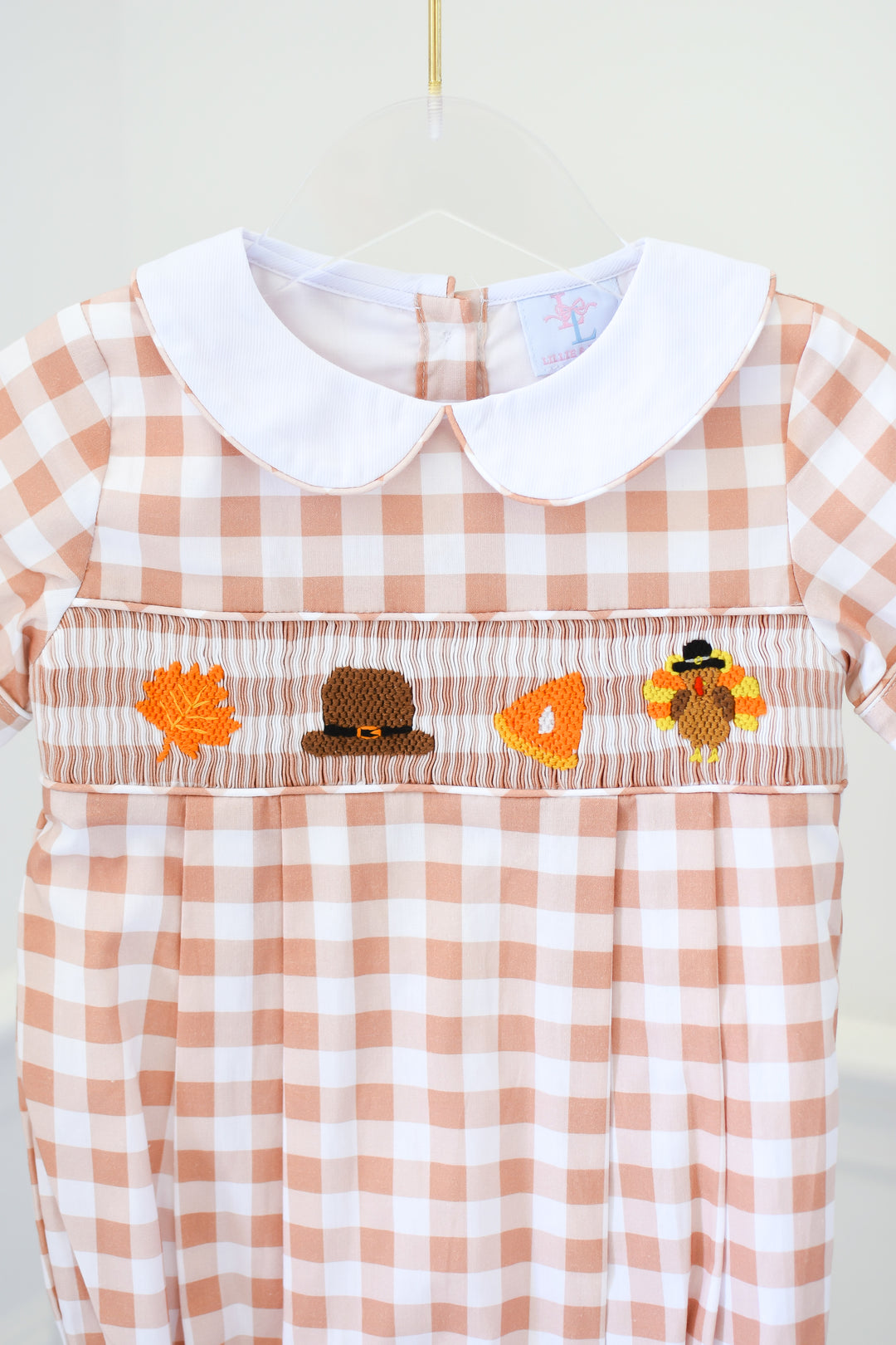 Boys Thanksgiving Smocked Bubble