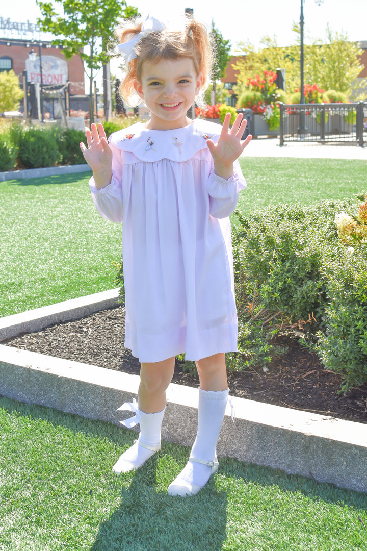 PRE-ORDER Lavender Nutcracker Smocked Dress