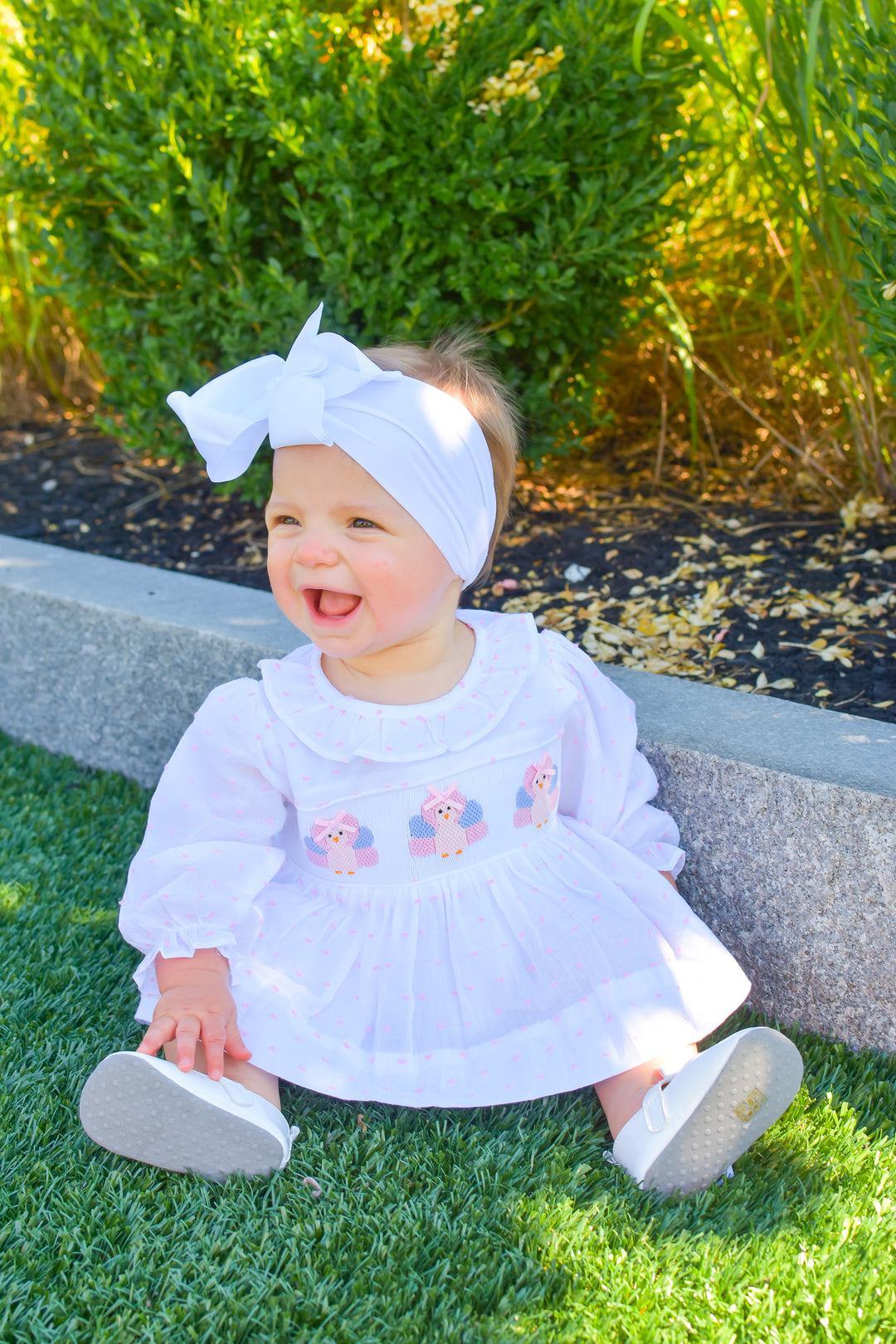 Pink Swiss Dot Turkey Diaper Set