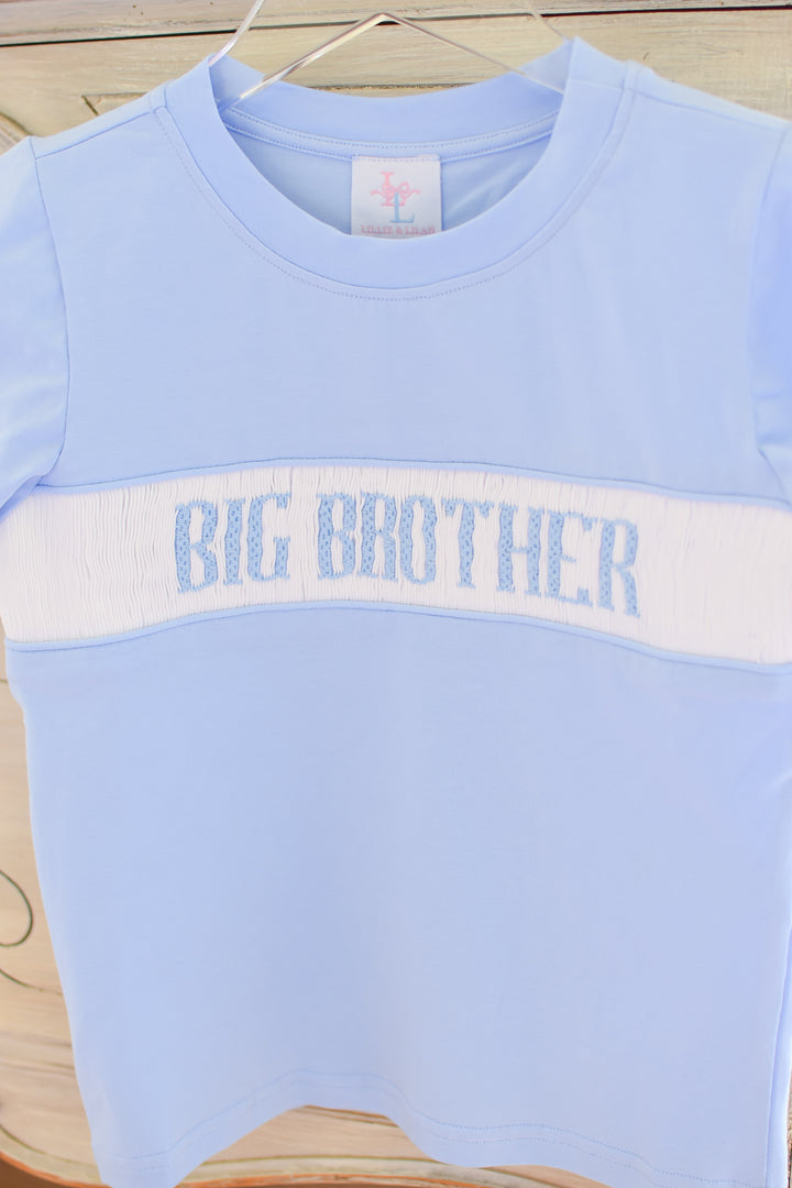 PRE-ORDER Big Brother Blue Smocked Shirt