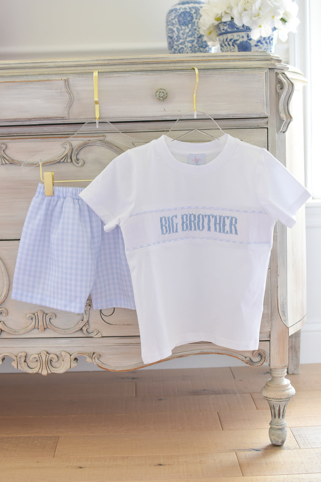 PRE-ORDER Big Brother Smocked Short Set