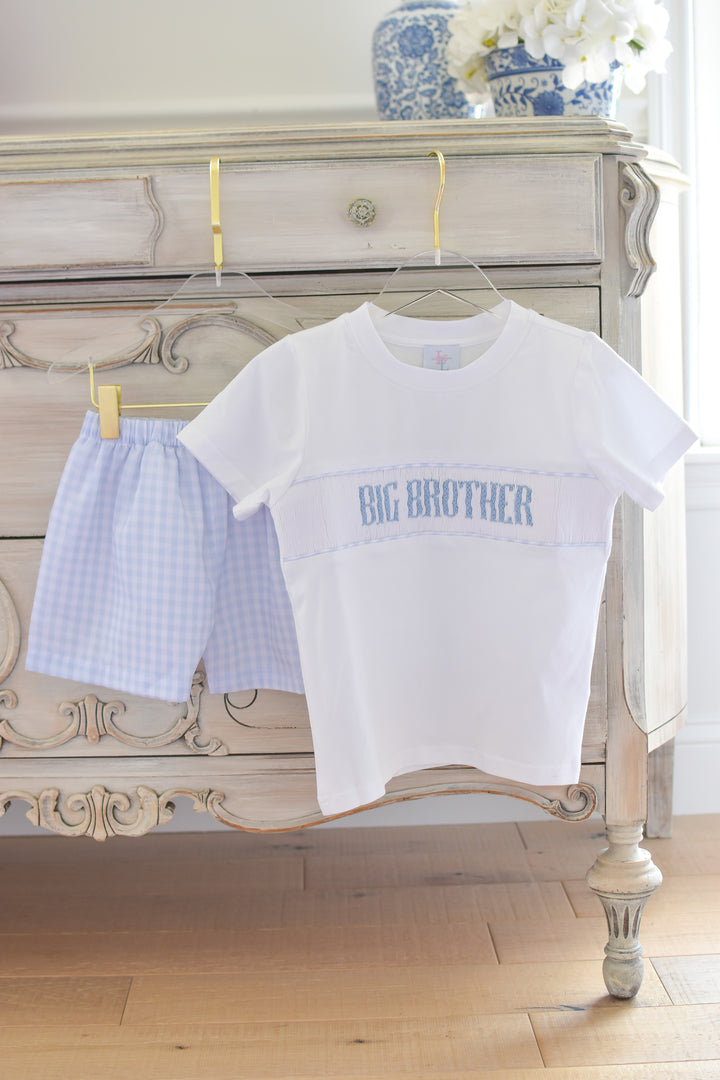 PRE-ORDER Big Brother Smocked Short Set