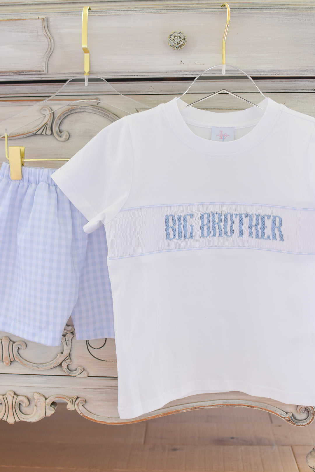 PRE-ORDER Big Brother Smocked Short Set