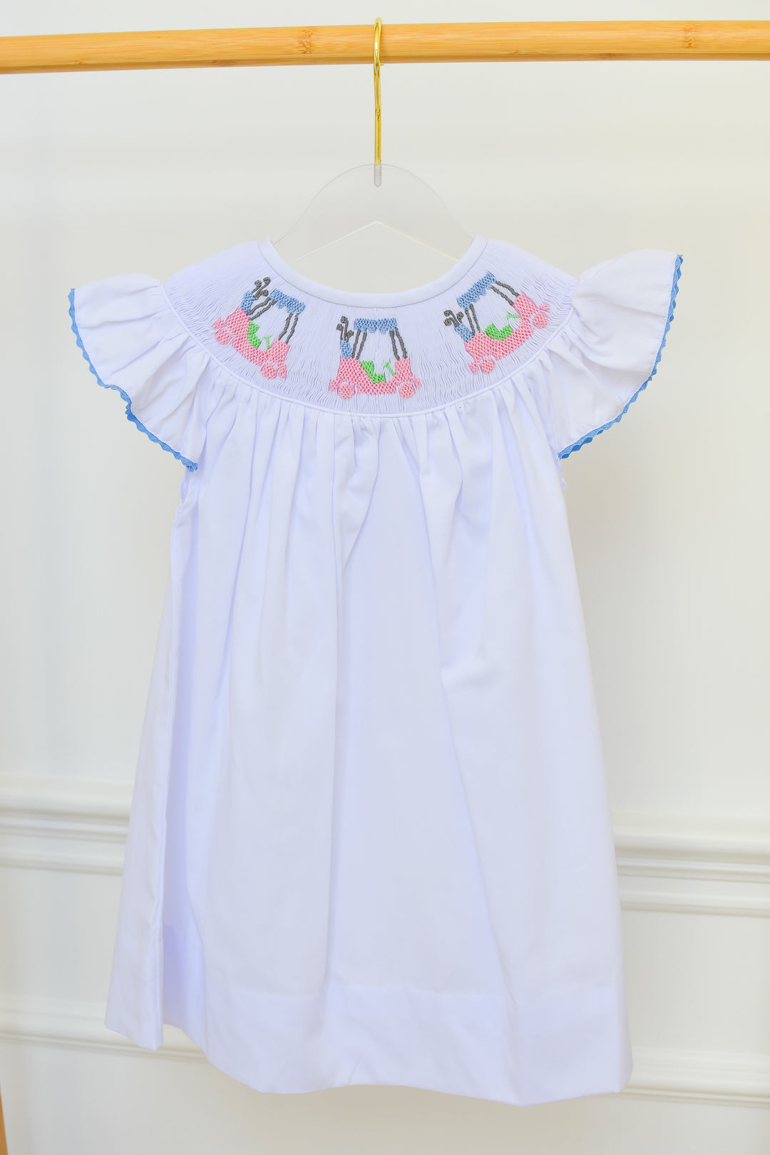 Smocked Golf Cart Dress
