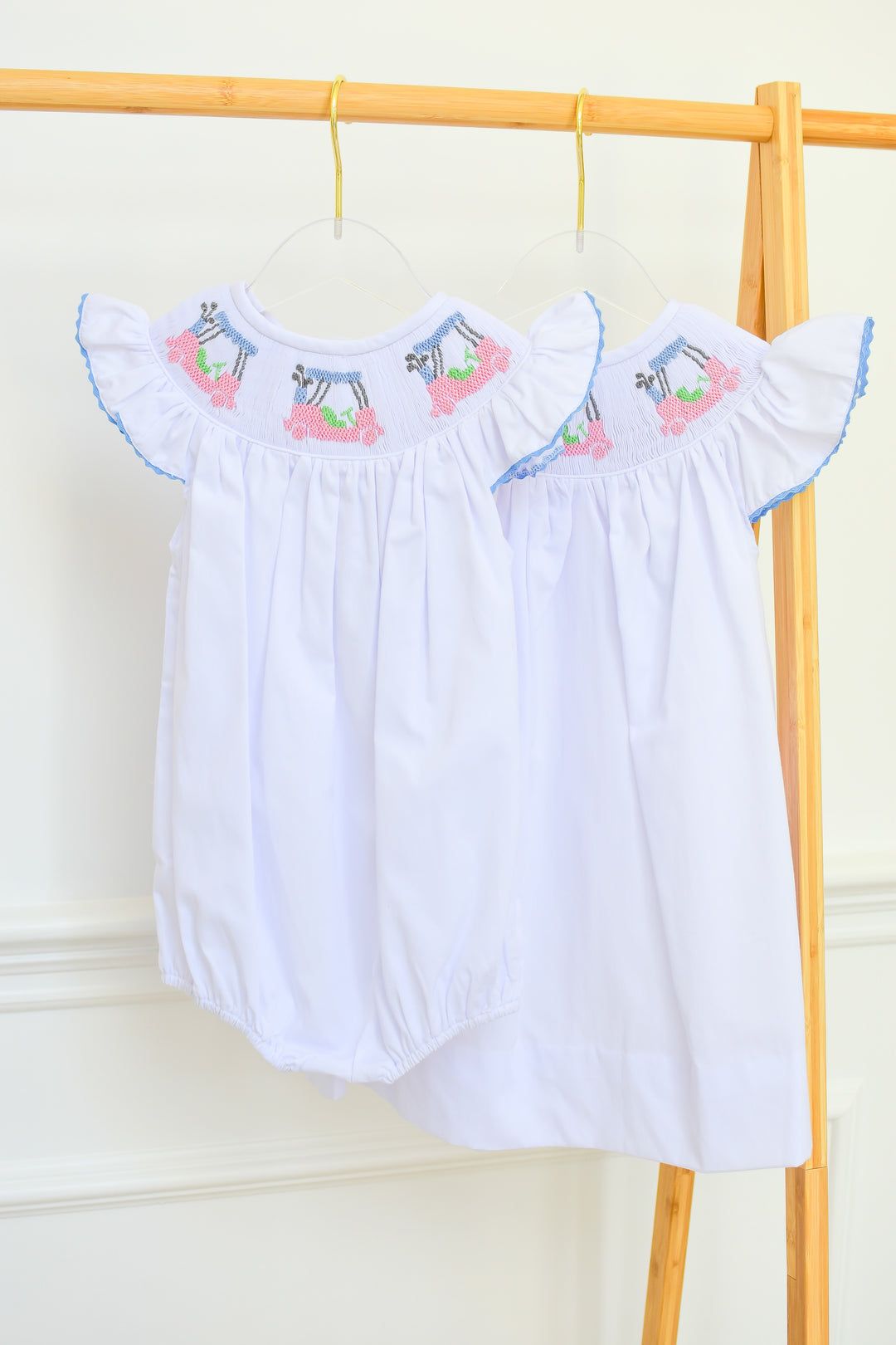 Smocked Golf Cart Dress
