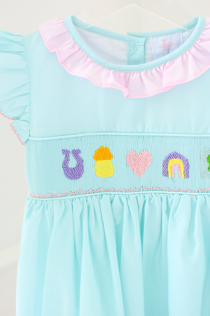 Lucky Charm Smocked Dress