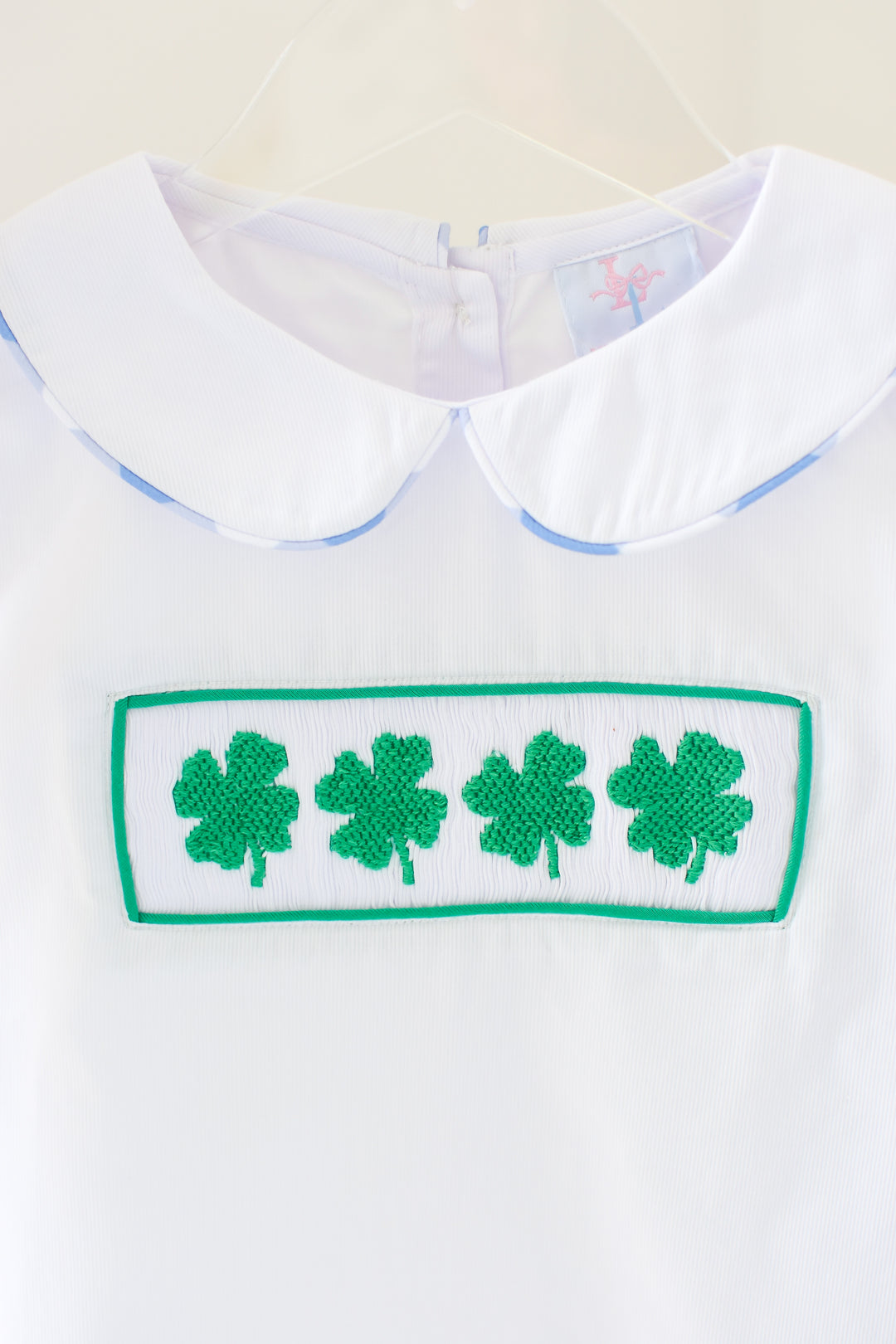 Lucky in Blue Smocked Short Set