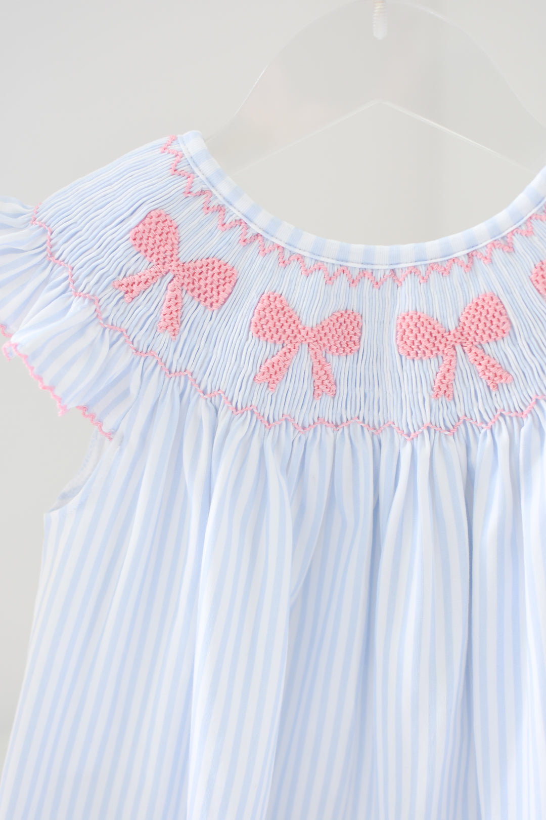 Eleanor Bella Bow Smocked Dress