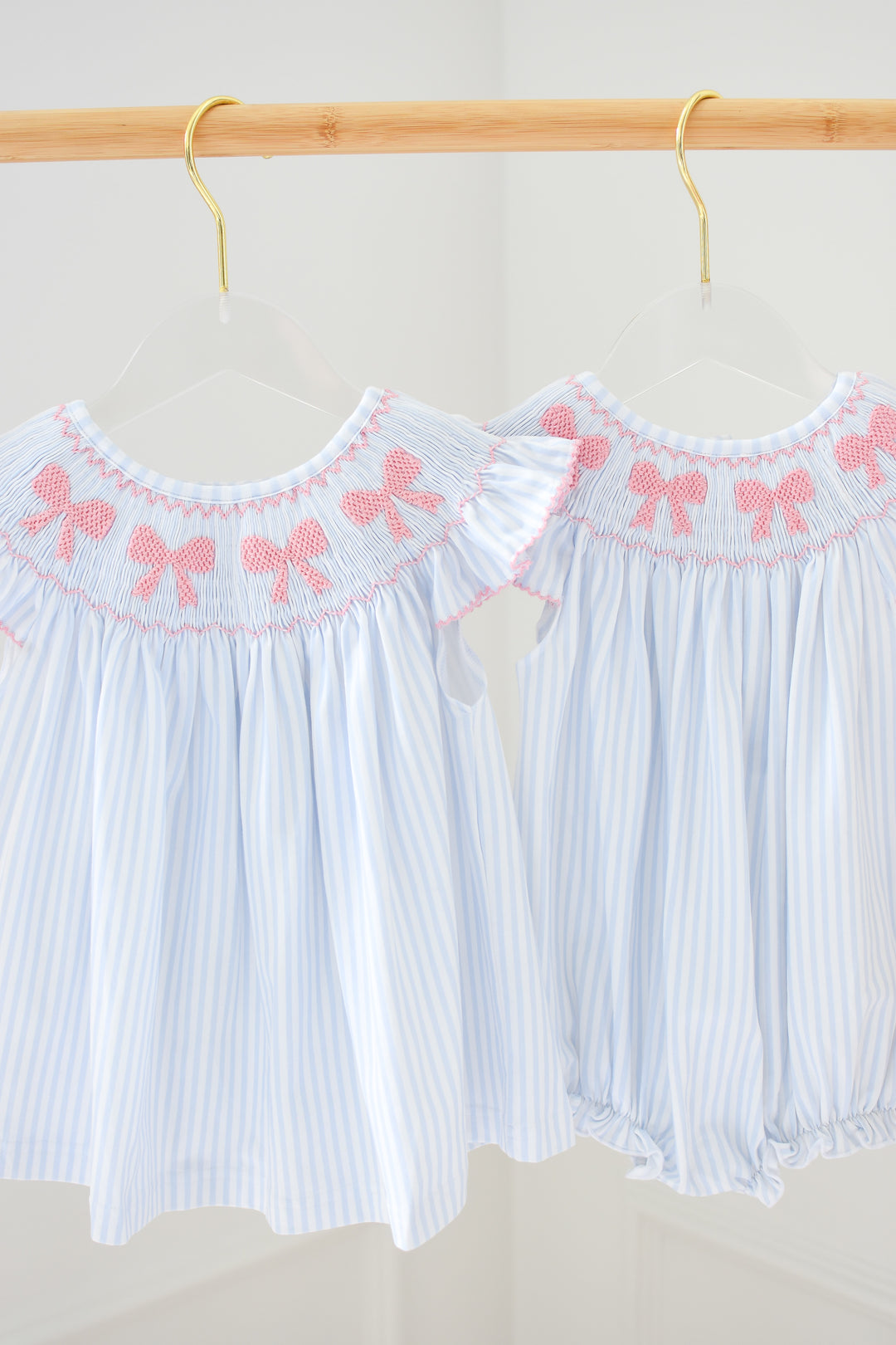 Eleanor Bella Bow Smocked Dress