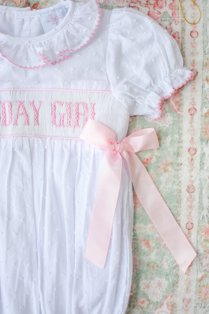 Pink Bow Birthday Bubble