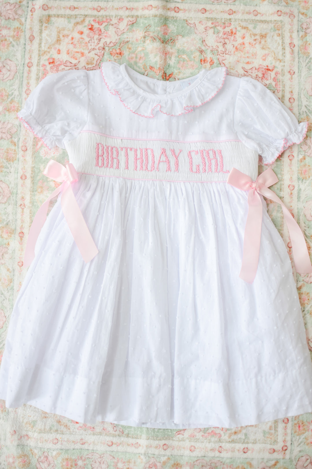 Pink Bow Birthday Dress