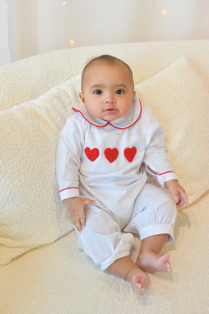 Adam French Knot Heart Romper