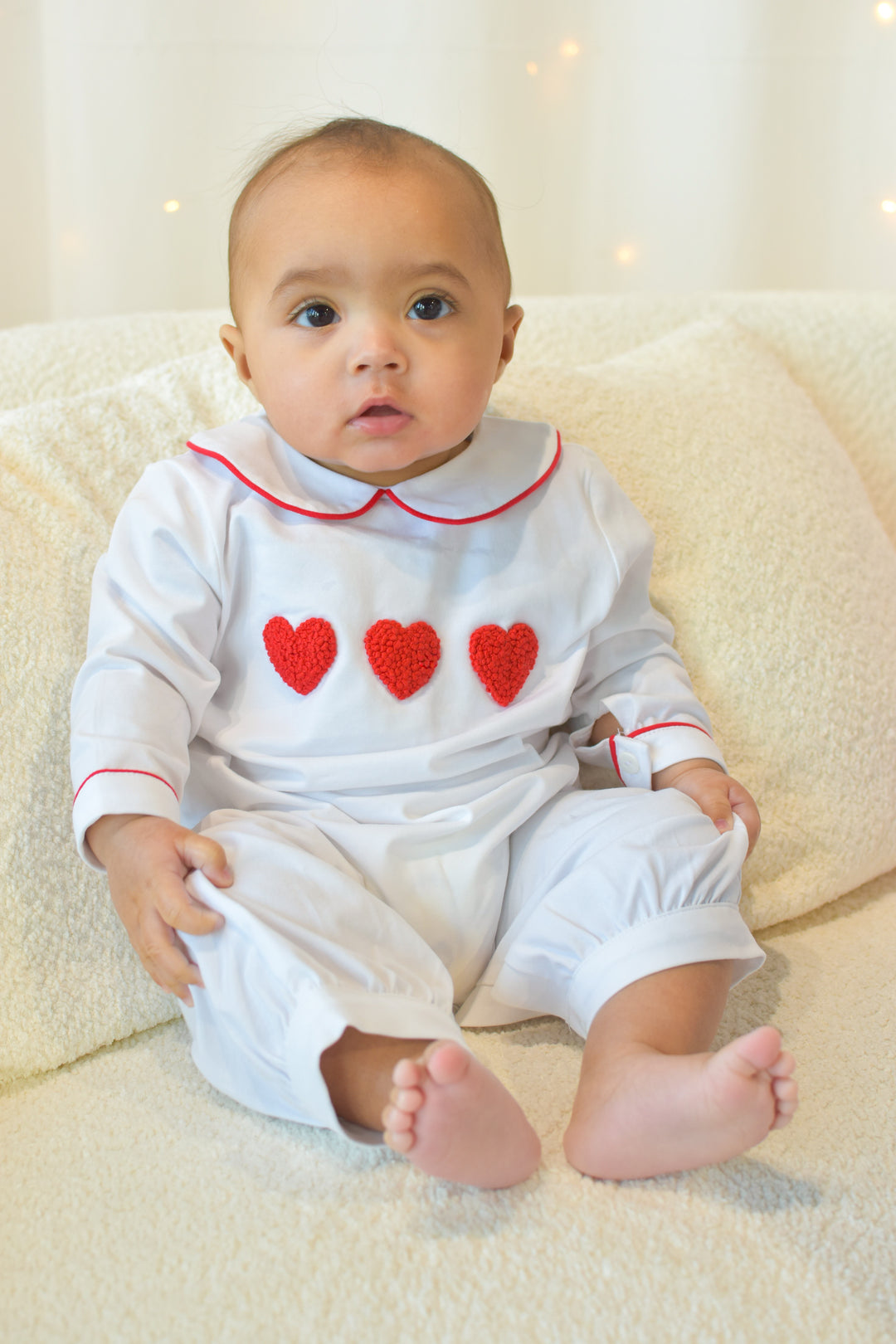 Adam French Knot Heart Romper