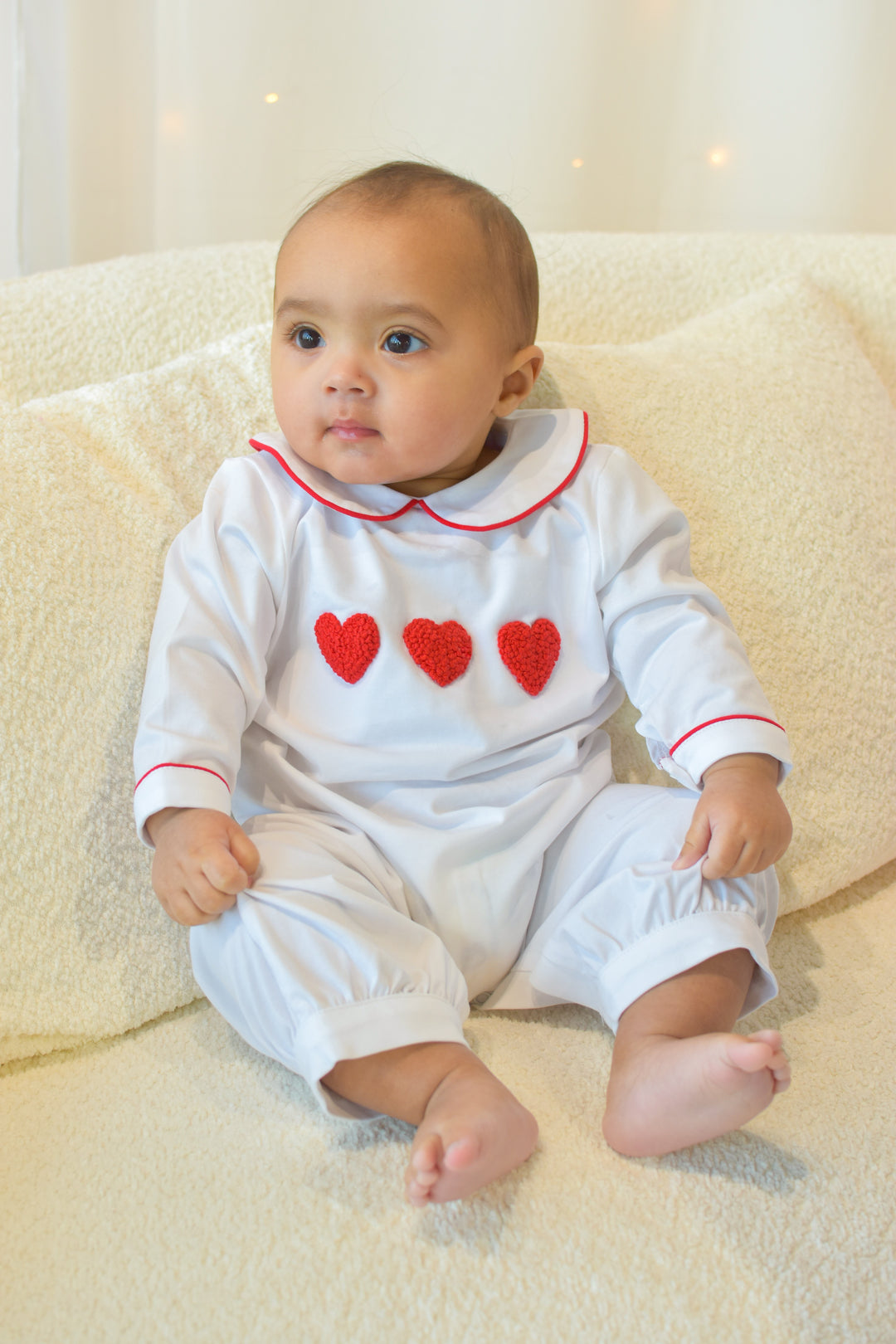 Adam French Knot Heart Romper