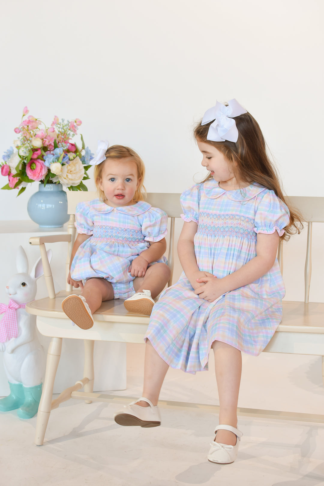 Easter Morning Smocked Dress