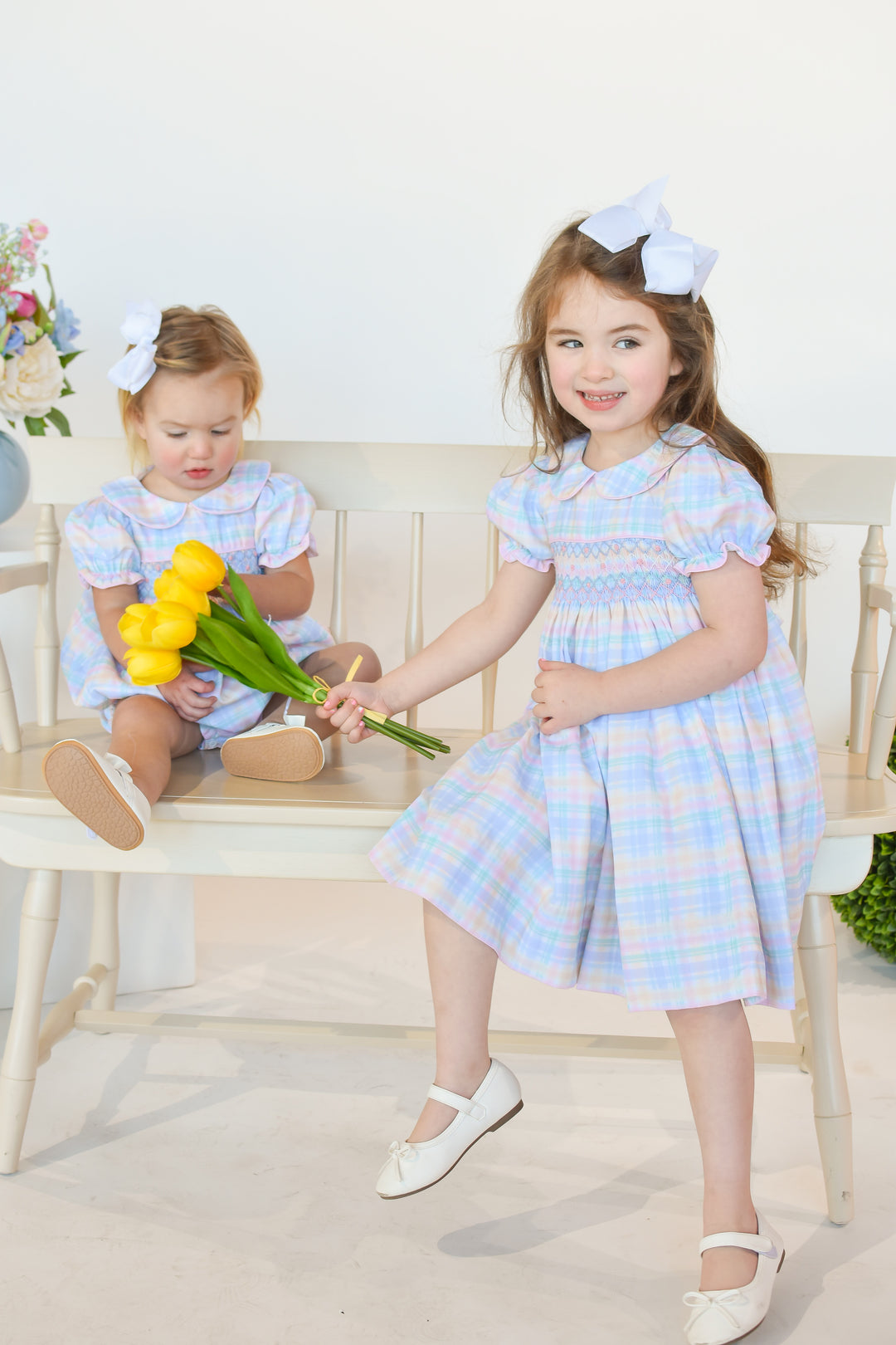 Easter Morning Smocked Dress