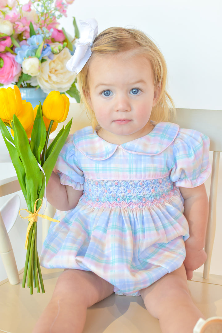 Easter Morning Smocked Bubble