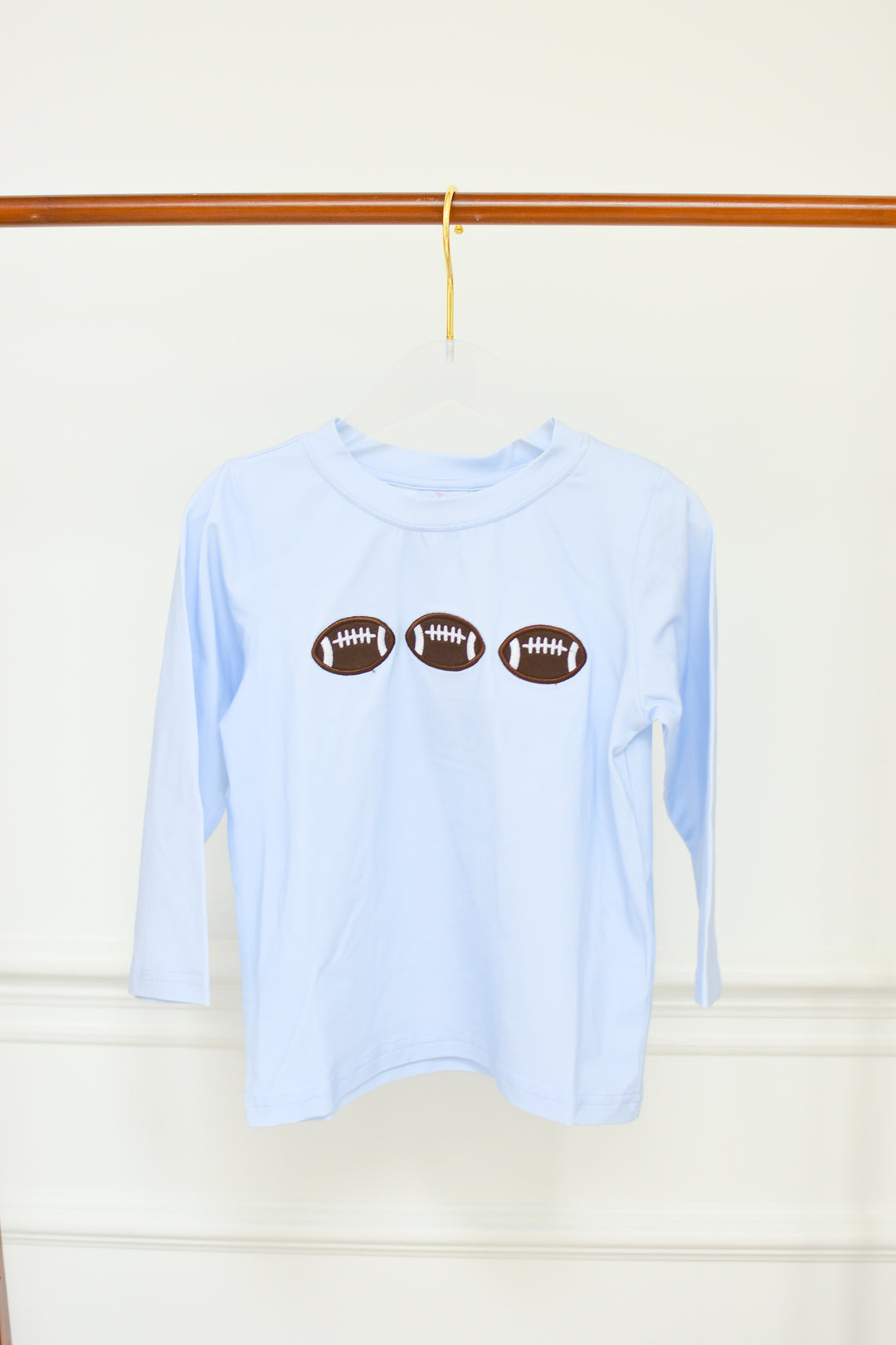 PRE-ORDER Boys Football Appliqué Long Sleeve Shirt