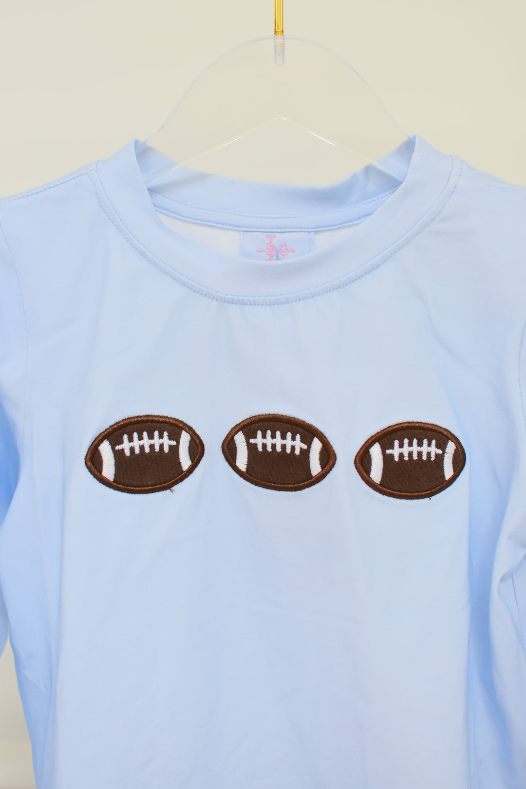 PRE-ORDER Boys Football Appliqué Long Sleeve Shirt