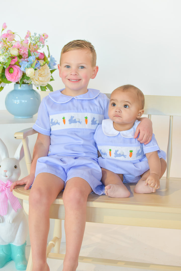 Bunny Hop Smocked Bubble