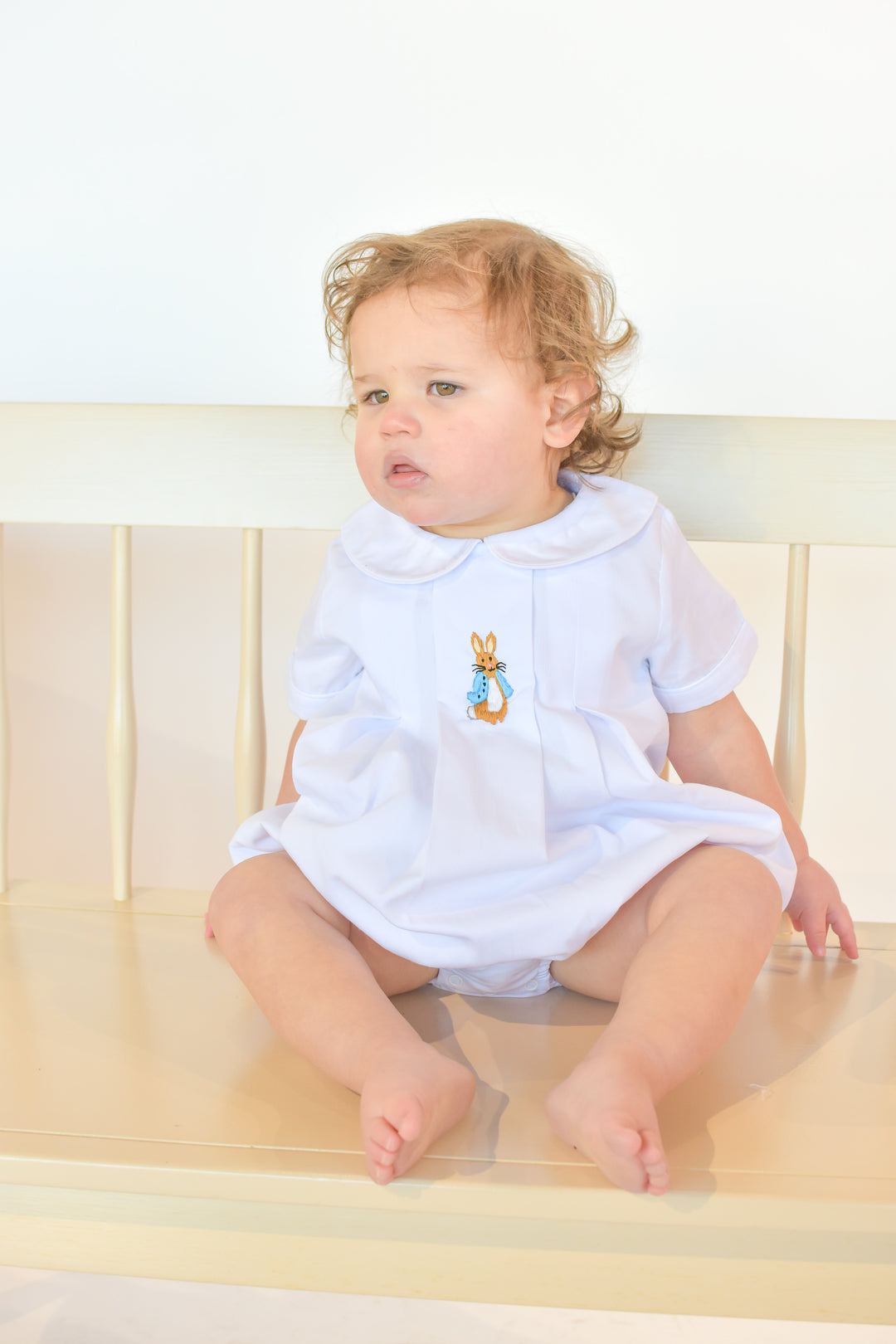 Peter Rabbit Smocked Bubble