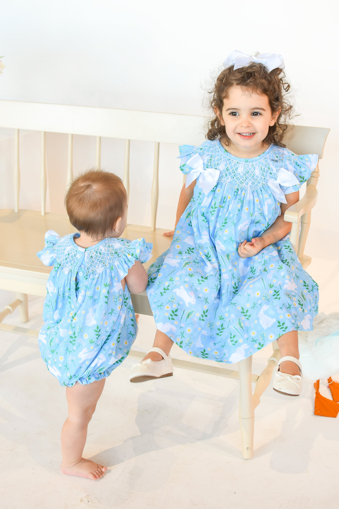 Blue Daisy Bunny Dress