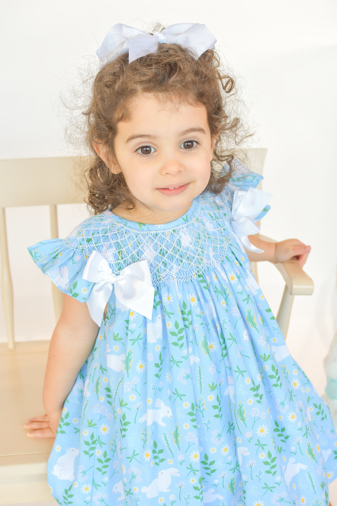 Blue Daisy Bunny Dress