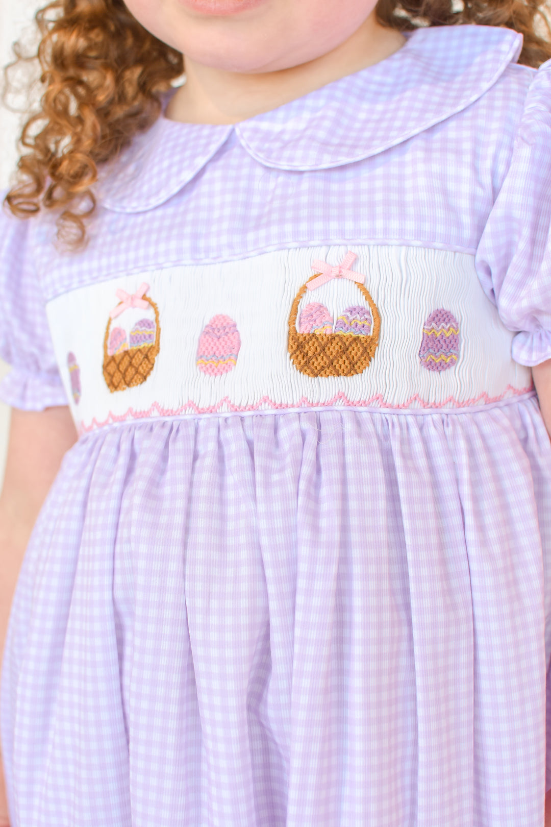 Egg Hunt Smocked Dress