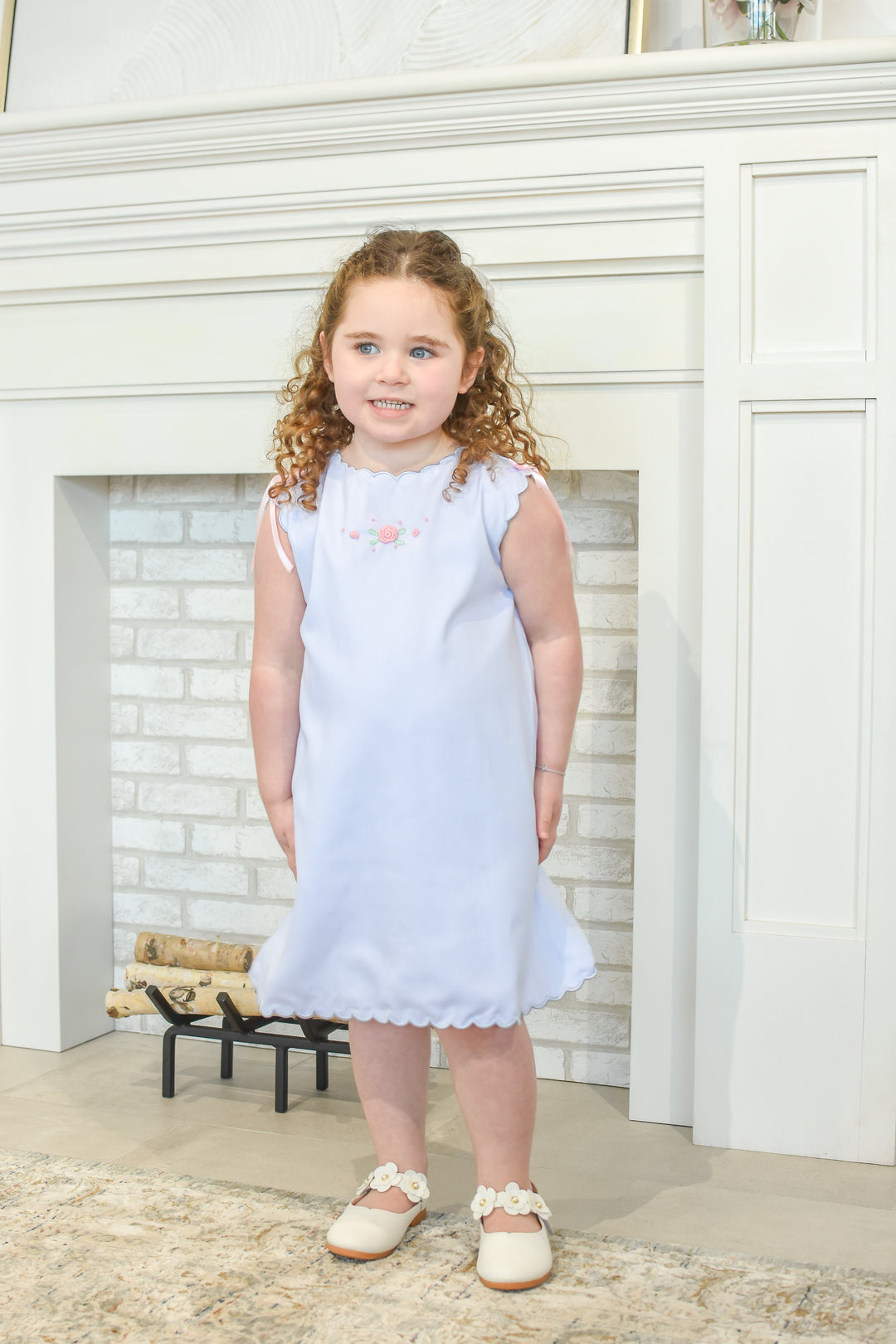 Rowan Pink Rose Dress