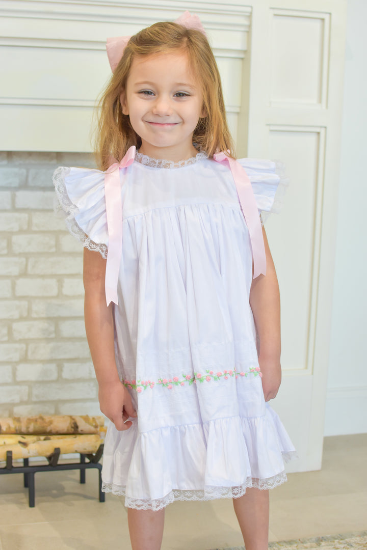 Magnolia Heirloom Smocked Dress in Pink