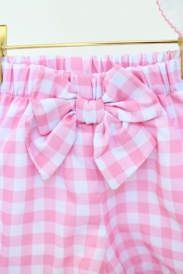 PRE-ORDER Pumpkin Patch Pink Gingham Short Set